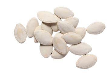 Isolated of pumpkin seeds 