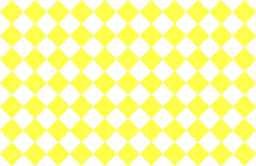 Abstract yellow checkered pattern seamless background.