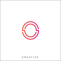 O Creative Latter Logo Design. By Custom Branding Logo. Creative Logo Design. Logo Template. Vector illustration. Modern Design. Monogram Design