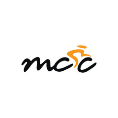 M C C cycle logo icon vector template.eps