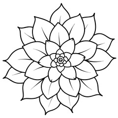 A beautiful flower arrangement Coloring sheets
