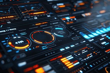 Obraz premium Stock Market and Forex Trading Graph Background with Financial Data