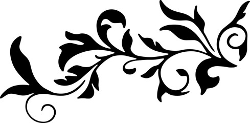 Decorative Element Floral Ornament