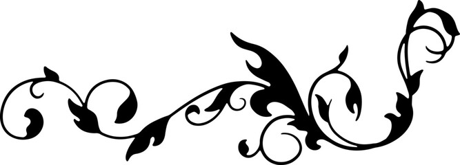 Decorative Element Floral Ornament