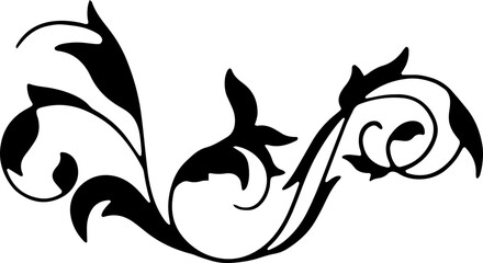 Decorative Element Floral Ornament