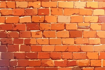 Obraz premium Orange Brick Wall Texture
