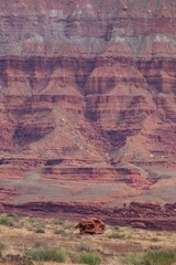 Buttes in the Canyon Lands desert, Moab, Utah, United States of America.