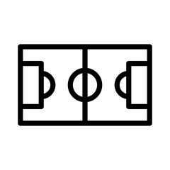 14 soccer field line icon illustration vector graphic