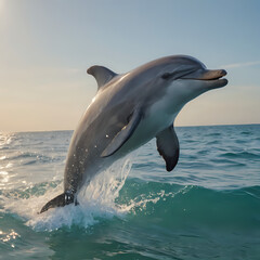 Fototapeta premium dolphin jumping out of the water