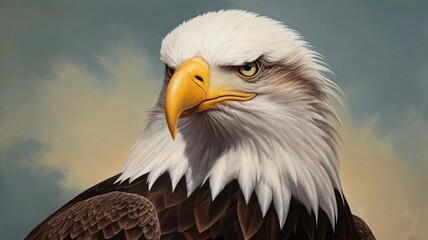 Obraz premium american bald eagle