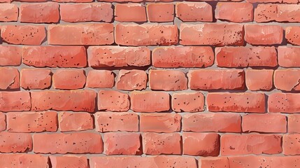 Obraz premium classic red brick wall