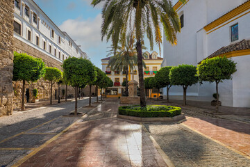 Marbella, a city near Malaga, Andalusia, Spain, a part of the city in the photo