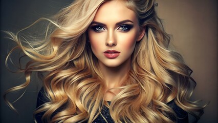 woman blond hair