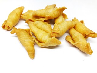 mini molen food isolated on white