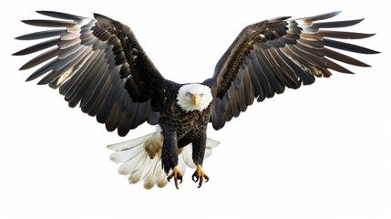 Fototapeta premium Bald Eagle in Flight