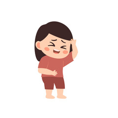 Cute Little Girl Laughing