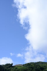 Fine weather during the rainy season.