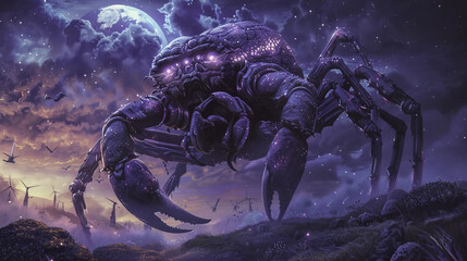 Intellect Devourer, the mind-eating creature lurks stealthily. Fantasy  wallpaper