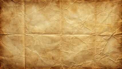 Old natural folded paper texture perfect for vintage designs, aged, antique, background, vintage, retro, weathered, crumpled