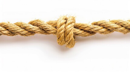 Obraz premium A rope with a knot on it.