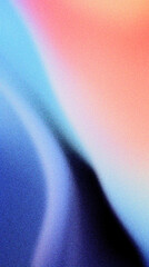 baby blue to lavender to peach abstract curvy grainy texture gradient background wallpaper
