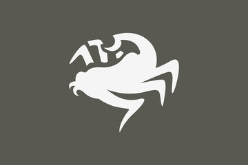 Illustration vector graphic of scorpion silhouette. Good for logo