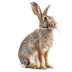 Obraz premium Photo of Hare isolated on transparent background
