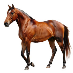Obraz premium Photo of Horse isolated on transparent background