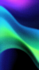 electric blue to lime green to magenta abstract curvy grainy texture gradient background wallpaper