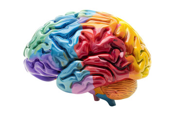 Colorful Human Brain