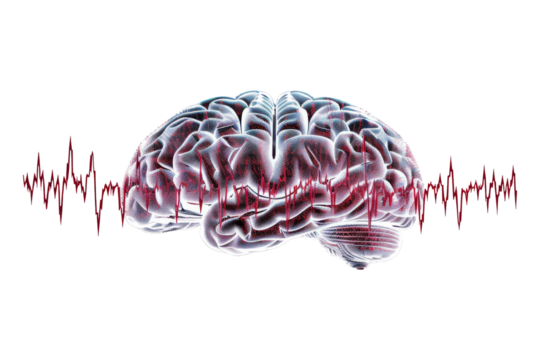 Brain Waves Abstract - Powered by Adobe