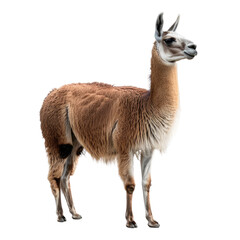 Obraz premium Photo of Llama isolated on transparent background