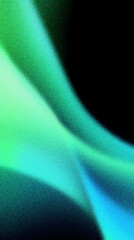 light blue to turquoise to lime green abstract curvy grainy texture gradient background wallpaper