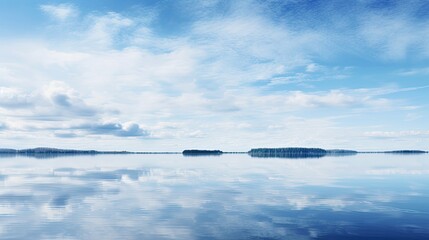 landscape blue silver abstract