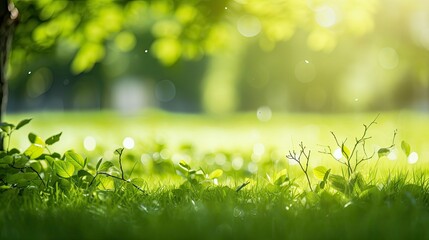 Obraz premium hue green background light green