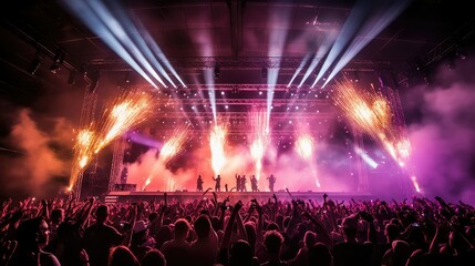 vibrant lighting flares