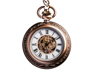 a close up of a pocket watch