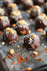 Salty peanut butter pretzel bites