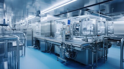 Fototapeta premium machinery healthy meat production