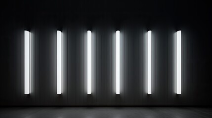 Naklejka premium sleek wall with light