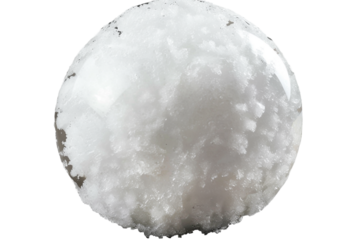 snow ball isolated on transparent background
