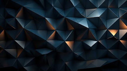 Fototapeta premium shadows triangle pattern dark