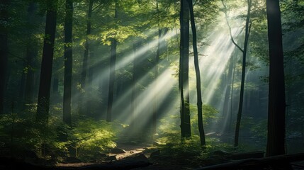 Obraz premium magical light out of darkness