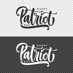 patriot day lettering clipart element design