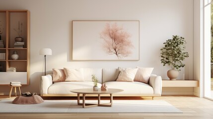 soft blurred residential interior design