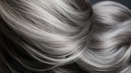Naklejka premium aging gray roots