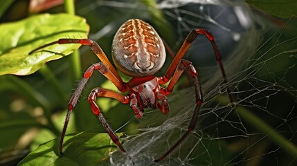 body brown widow spider