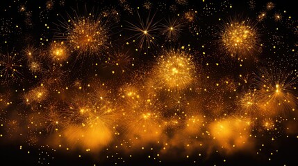 Obraz premium sky starburst yellow