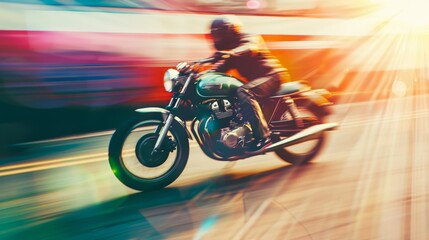 Futuristic Art Deco Car Design with Vibrant Colors and Symmetry in High Contrast