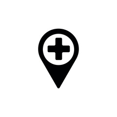 Healthcare Clinic Location pointer Icons